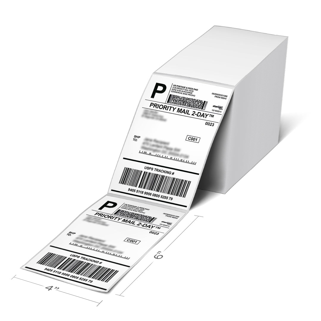 4x6 Thermal Shipping Labels